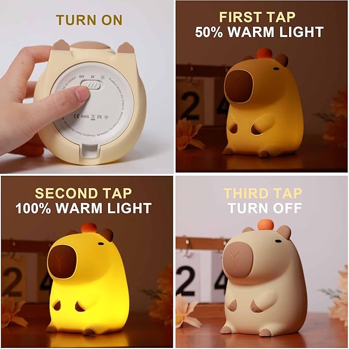 Cute Capybara Night Lamp