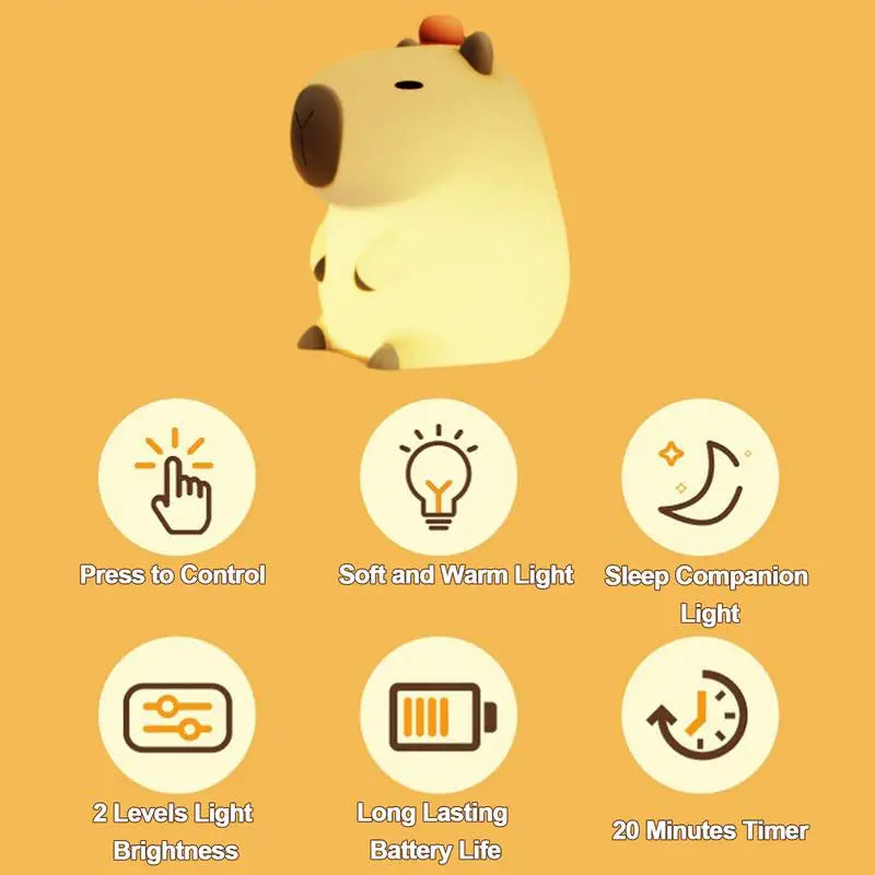 Capybara Night Lamp